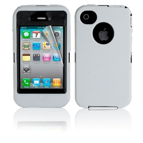 iPhone 4 / 4S Rugged Defender Tough Shockproof Case Cover